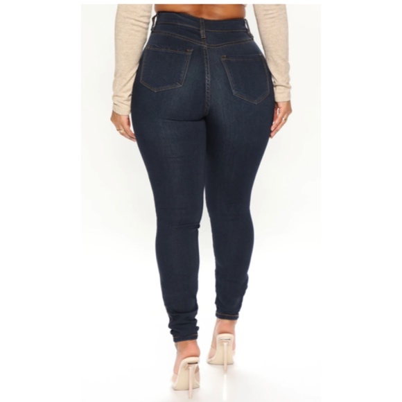 Classic High Waist Skinny Jeans - Picture 2 of 6